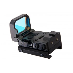 Blackcat Airsoft Folding Red Dot Sight - Grey (BCA-S-010G)